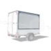 Optionele zijklep voor Twins Trailers gesloten aanhangwagen.