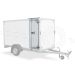Optionele zijdeur in Twins Trailers gesloten aanhangwagen tot 180cm hoog