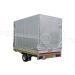Standaard huifdoek voor Eduard plateauwagen 260x180, 180cm hoog vanaf de laadvloer (zonder frame) Kleur: 7500  grijs.