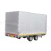 Standaard huifdoek 406x200x220cm 4020-Z-STD-22-7500 ten behoeve van standaard huif voor Eduard plateauwagen of multitransporter met een laadbak van 406x200cm. Hoogte 220cm gemeten vanaf de laadvloer. Kleur van het huifdoek is 7500 grijs.