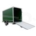 Optionele achterklep 180x180cm in plaats van twee achterdeuren Power Trailer gesloten aanhangwagen.