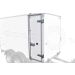 Zijdeur voor Humbaur gesloten aanhangwagen, 138x60cm met containersluiting, voor bakafmeting 251x132x152cm