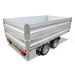 Opzetborden 265x165 (lxb bak) 35cm hoog voor Humbaur plateauwagen