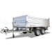 Aluminium opzetborden 35cm hoog voor Humbaur HTK 3-zijdige kipper met bakmaat 314x175cm.