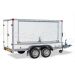 Gesloten bakwagen optie powertrailer zijklep GEKA-serie met slot en gasveren vanaf 250cm tot 307cm (L) en 150cm ( H)