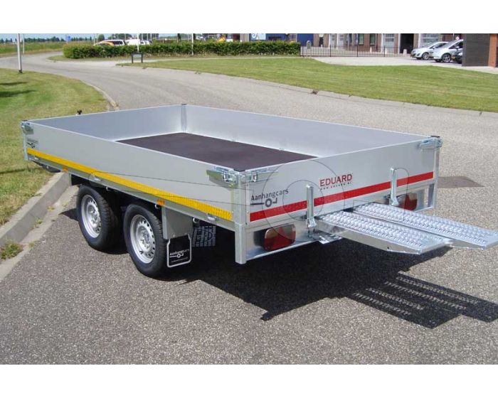 Eduard Trailer multitransporter met lier en oprijplaten 310x160cm 750kg ongeremd