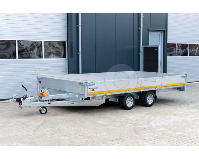 Eduard tandemas multitransporter bruto laadvermogen 3000kg laadvloerhoogte 56cm