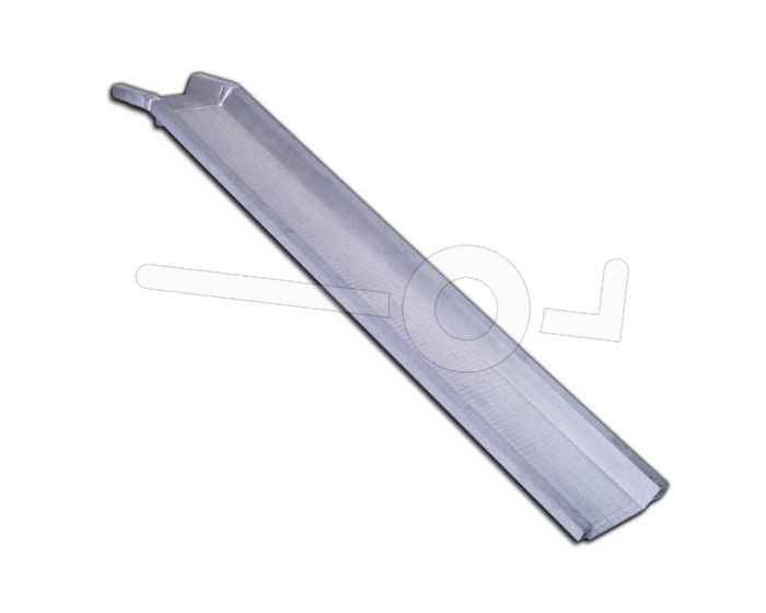 Oprijplaat met opstaande rand Metalmec M050/10 100x16cm maximum draagvermogen 750kg
