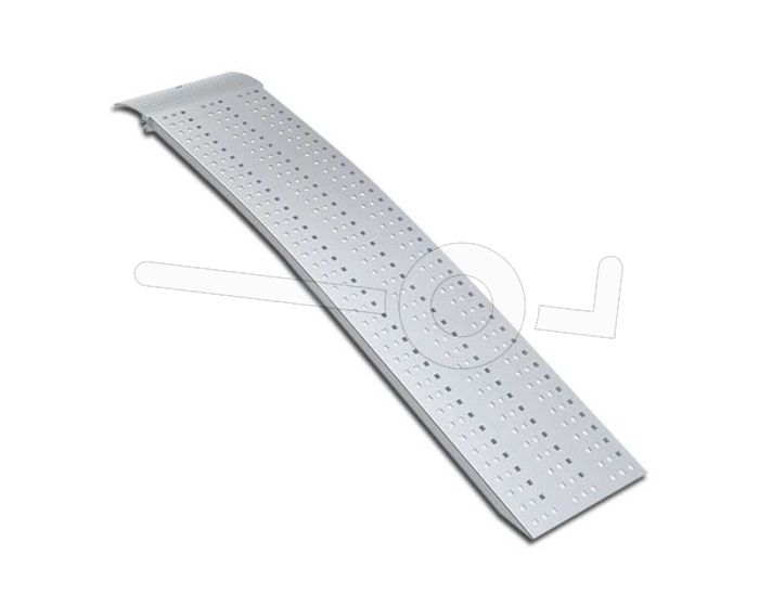 Gebogen aluminium oprijplaat M030B3BHS/20 200x30cm