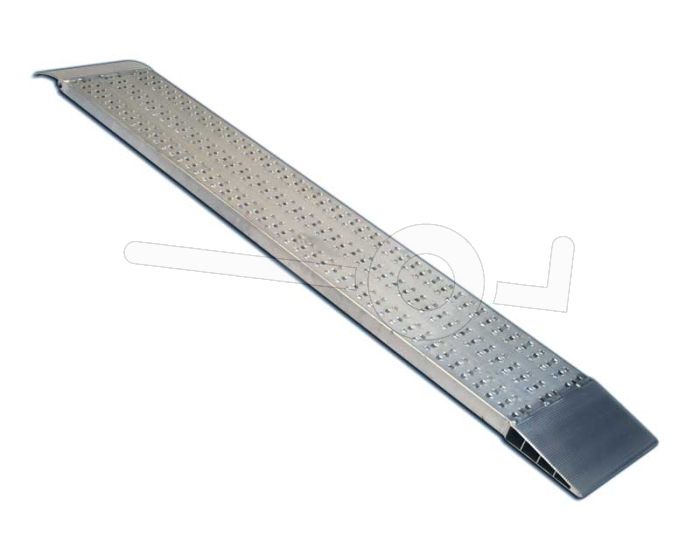 Aluminium oprijplaat Metalmec M040B3/25 250x32cm maximum draagvermogen 710kg