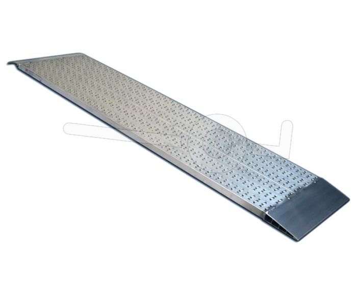 Aluminium oprijplaat Metalmec M030B3/35/2 350x62cm maximum draagvermogen 424kg