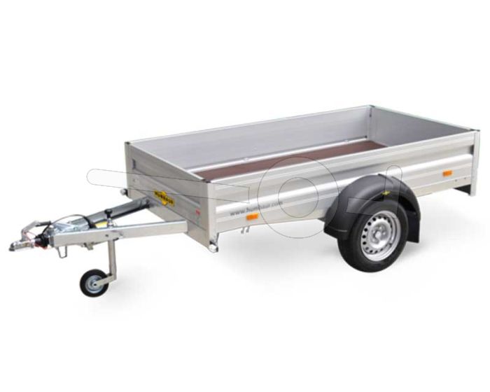 Aluminium bakwagen Humbaur HA 132513 FS met vast voorbord