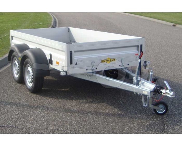 Humbaur HA 202513 tandemas aluminium bakwagen 251x131cm 2000kg