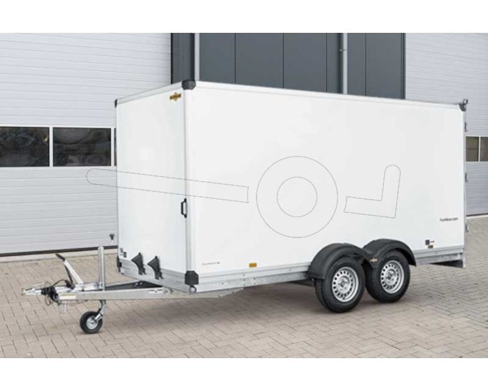 Humbaur HK 303718-20PF30 gesloten tandemas aanhangwagen PurFerro 368x173x188cm bruto laadvermogen 3000kg