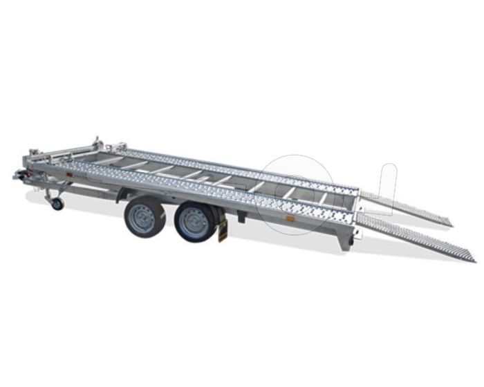 Kantelbare autotransporter Humbaur MTK 3500 tandemas 470x218cm