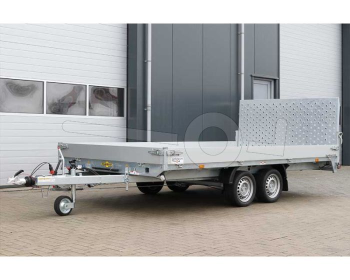 Humbaur MTKA 420x218 cm kantelbare multitransporter met oprijkep bruto laadvermogen 3500 kg
