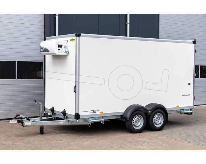 Humbaur koelaanhangwagen HGK Deluxe 303718-21PF60 met Govi koelaggregaat, tandemas, 363x167x196cm, bruto 3000kg