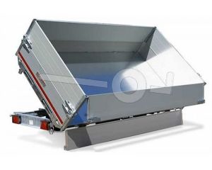 Opzetborden set 30cm (extra hoogte)bovenscharnierend 406x180, voor Eduard plateauwagen, kipper of multitransporter