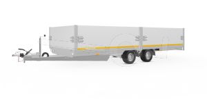 Opzetborden set 40cm (extra hoogte) bovenscharnierend 556x200, voor Eduard plateauwagen of multitransporter