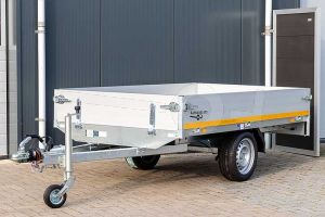 Eduard plateauwagen 2514-3-PB30-135-63, afmeting 250x145cm, laadvloerhoogte 63cm en bruto laadvermogen 1350kg.
