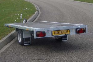 Eduard enkelas multitransporter zonder borden 310x180cm 1500kg lvh 56cm