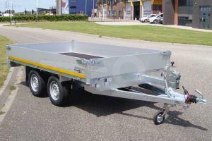 Eduard multitransporter 40cm aluminium borden 406x180cm bruto 3500kg laadvloerhoogte 63cm