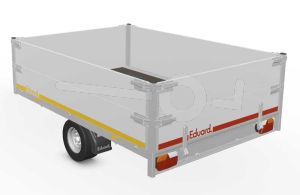 Opzetborden set 30cm (extra hoogte), bakmaat 260x180, voor Eduard plateauwagen of multitransporter
