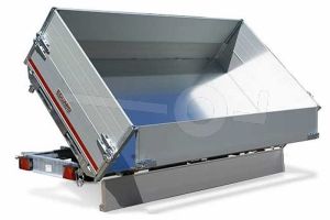 Opzetborden set 30cm (extra hoogte) bovenscharnierend 356x180, voor Eduard plateauwagen, kipper of multitransporter