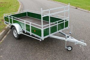Verhuur open wagen bakmaat 250x130 (lxb), voor 1 week