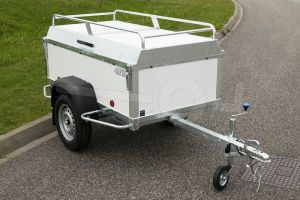 Verhuur bagagewagen, bakafmeting 150x110x50 (lxbxh) voor 1 week