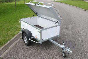 Verhuur bagagewagen, bakafmeting 175x100x60 (lxbxh), extra dag.
