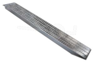 Aluminium oprijplaat Metalmec M120S/6/45 met aluminium loopvlak 450x72cm draagvermogen 5744kg
