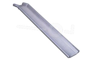 Oprijplaat met opstaande rand Metalmec M050/25 250x16cm maximum draagvermogen 444kg