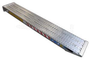 Aluminium oprijplaat Metalmec M105F/390/3500 350x39cm draagvermogen 4573kg