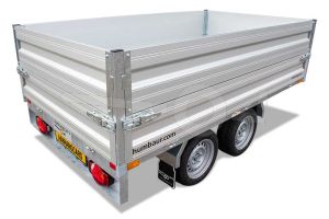 Opzetborden 310x165 (lxb bak) 35cm hoog voor Humbaur plateauwagen