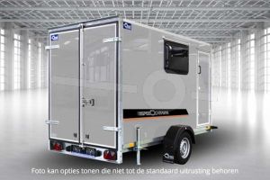Kampeertrailer Blyss Speedcaravan enkelasser geremd