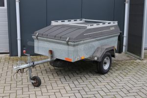 Saris bagagewagen, 180x110x50cm, bruto 500kg ( netto 360kg) , Enkelas ongeremd