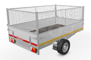 Loofrekken 250x145 (lxb bak) 60 cm hoog voor Eduard plateauwagen en kipper