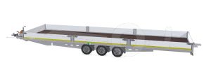 Eduard multitransporter 8022-5-PM3-3563, Lxb 806x220cm, Bruto 3500kg (2325kg netto), Lvh 63cm, Alu borden 30cm, Tridem geremd, Banden 195/50R13