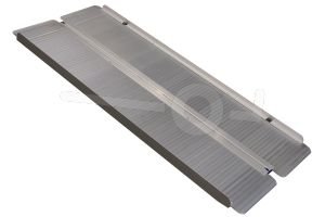 Oprijplaat aluminium opvouwbaar 180x74 cm draagvermogen 200 kg