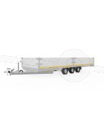 Opzetborden set 30cm (extra hoogte), bakmaat 606x200, voor Eduard plateauwagen of multitransporter