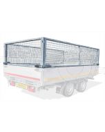 Loofrek 260x180 (lxb bak) 70cm hoog voor Eduard plateauwagen of multitransporter met borden