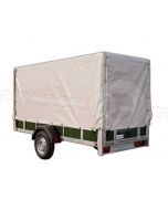Huif compleet, voor VDM bakwagen, 200x130x150, grijs, ongemonteerd