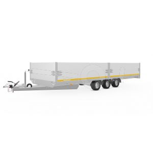 Opzetborden set 40cm (extra hoogte) bovenscharnierend 606x220, voor Eduard plateauwagen of multitransporter