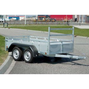 Twins Trailers tandemas bakwagen aluminium borden 225x132cm 750kg ongeremd