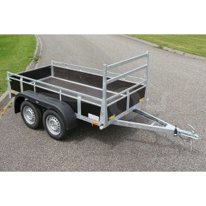 Twins Trailers tandemas open aanhangwagen 225x132cm 750kg Twins Trailers tandemas open aanhangwagen 225x132cm 750kg