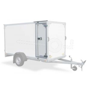 Optionele zijdeur in Twins Trailers gesloten aanhangwagen 150cm hoog