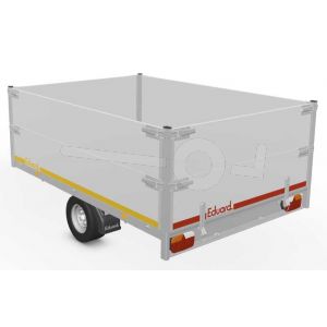 Opzetborden set 40cm (extra hoogte), bakmaat 260x180, voor Eduard plateauwagen of multitransporter