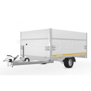 Opzetborden set 70cm (extra hoogte) bovenscharnierend 260x180cm, voor Eduard plateauwagen of multitransporter