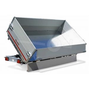 Opzetborden set 30cm (extra hoogte) bovenscharnierend 260x150, voor Eduard plateauwagen, kipper of multitransporter